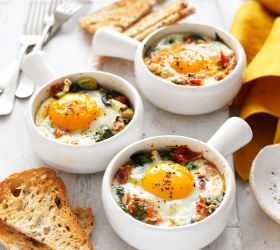 Baked eggs